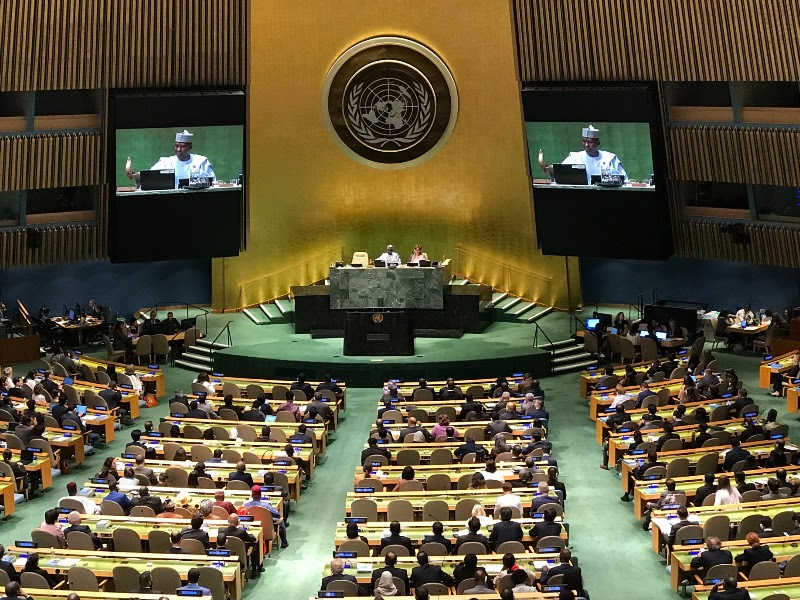 9月17日の国連総会のオープニング